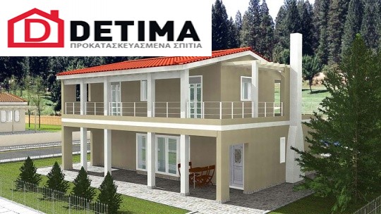 Διώροφη Κατοικία D-131a, συνολικής επιφάνειας 131,50 τ.μ.