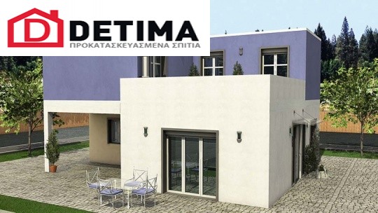 Διώροφη Κατοικία D-128a, συνολικής επιφάνειας 128,60 τ.μ.